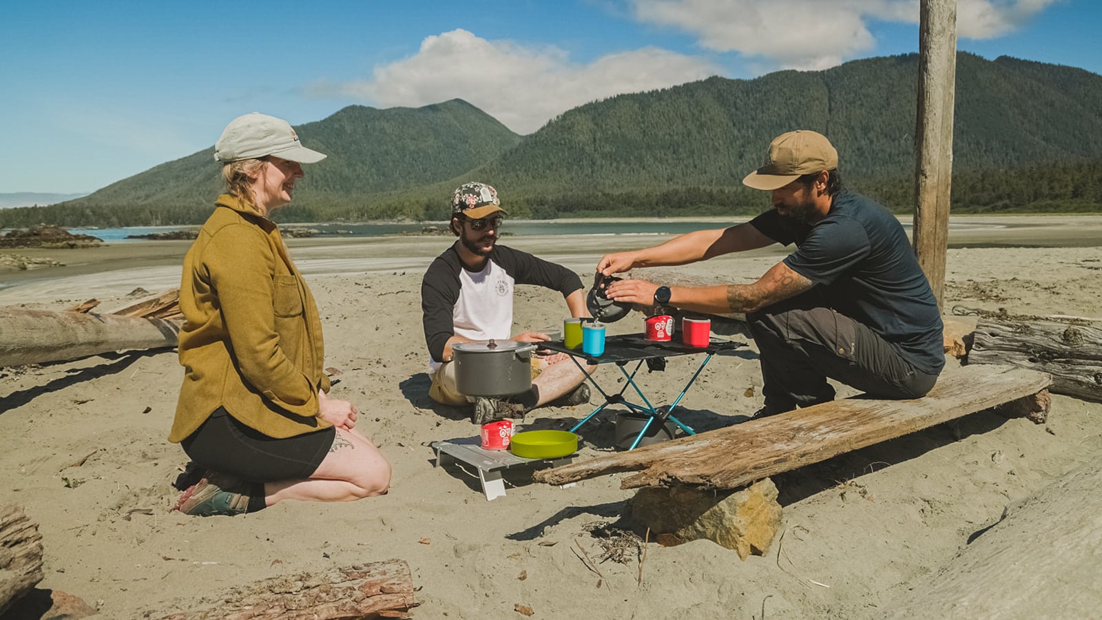 Campers on Wildside Trail